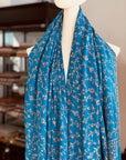Turquoise Butidar Embroidery Pashmina Shawl 2