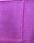 Châle Pashmina en soie violette brodée avec motif Hashidar