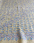 Natural Buti Floral Embroidery Pashmina Shawl