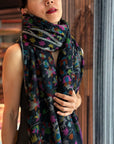 3 Yard Black Forest Kani Pashmina Shawl