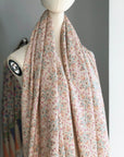 White Butidar Silk Jamawar Embroidery Pashmina Shawl