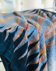 IKAT Thick Pashmina Shawl with Zig Zag Designs