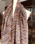 IKAT Reversible Pashmina Shawl with Elegant Embroidery Designs
