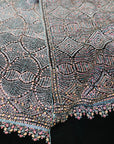 Black Diamond Design Jamawar Pashmina Shawl