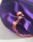 Vintage Purple Hashia Embroidery Pashmina Shawl