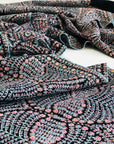 Black Diamond Design Jamawar Pashmina Shawl