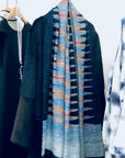 IKAT Thick Pashmina Shawl with Zig Zag Designs