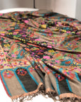 Extra Fine Handspun Antique Design Kani Pashmina Shawl