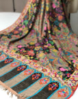 Extra Fine Handspun Antique Design Kani Pashmina Shawl