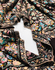 Chestnut Sozni Jamawar Embroidery Pashmina Shawl
