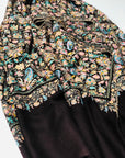 Chestnut Sozni Jamawar Embroidery Pashmina Shawl