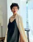 Vintage White Tilla Embroidery Pashmina Shawl