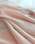 Light Pink Paisley Design Pashmina Shawl