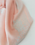 Light Pink Paisley Design Pashmina Shawl