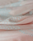 Light Pink Paisley Design Pashmina Shawl