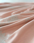 Light Pink Paisley Design Pashmina Shawl