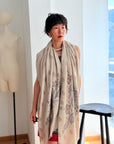 Natural Crown Paisley Design Pashmina Shawl