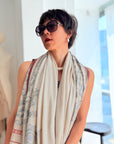 Natural Gulaab Kalam Designer Pashmina Shawl