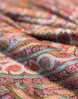2.5 Yard Dancing Almond Jamawar Embroidery Pashmina Shawl