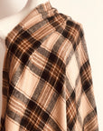 IKAT Extra Thick Pashmina Shawl with Check Design | For Men |For Women