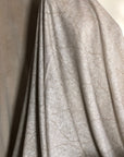 Beige Toned Floral Design Pashmina Shawl