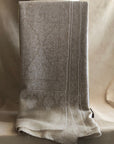 Beige Toned Floral Design Pashmina Shawl