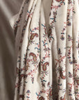 White Silk Sozni Jamawar Pashmina Shawl