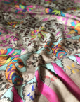 Light Camel Chinar Design Kani Pashmina Shawl