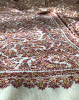 Vintage Paisley Design Embroidery Pashmina Shawl