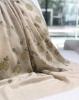 White Floral Design Embroidery Pashmina Shawl