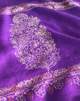 Purple Cone Bouquet Design Pashmina Shawl