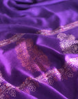 Purple Cone Bouquet Design Pashmina Shawl