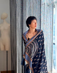 2.5 Yard Mandala Design Pashmina Shawl with Intricate Embroidery Details