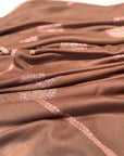 Extra Fine Natural Silk Embroidery Pashmina Shawl with Intricate Floral Designs