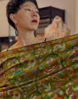 Olive Handspun Kani Pashmina Shawl with Intricate Floral Designs | New Arrival