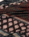 IKAT Buti Floral Embroidery Pashmina Shawl with Intricate Floral Designs