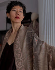IKAT Katraaz Design Embroidery Pashmina Shawl
