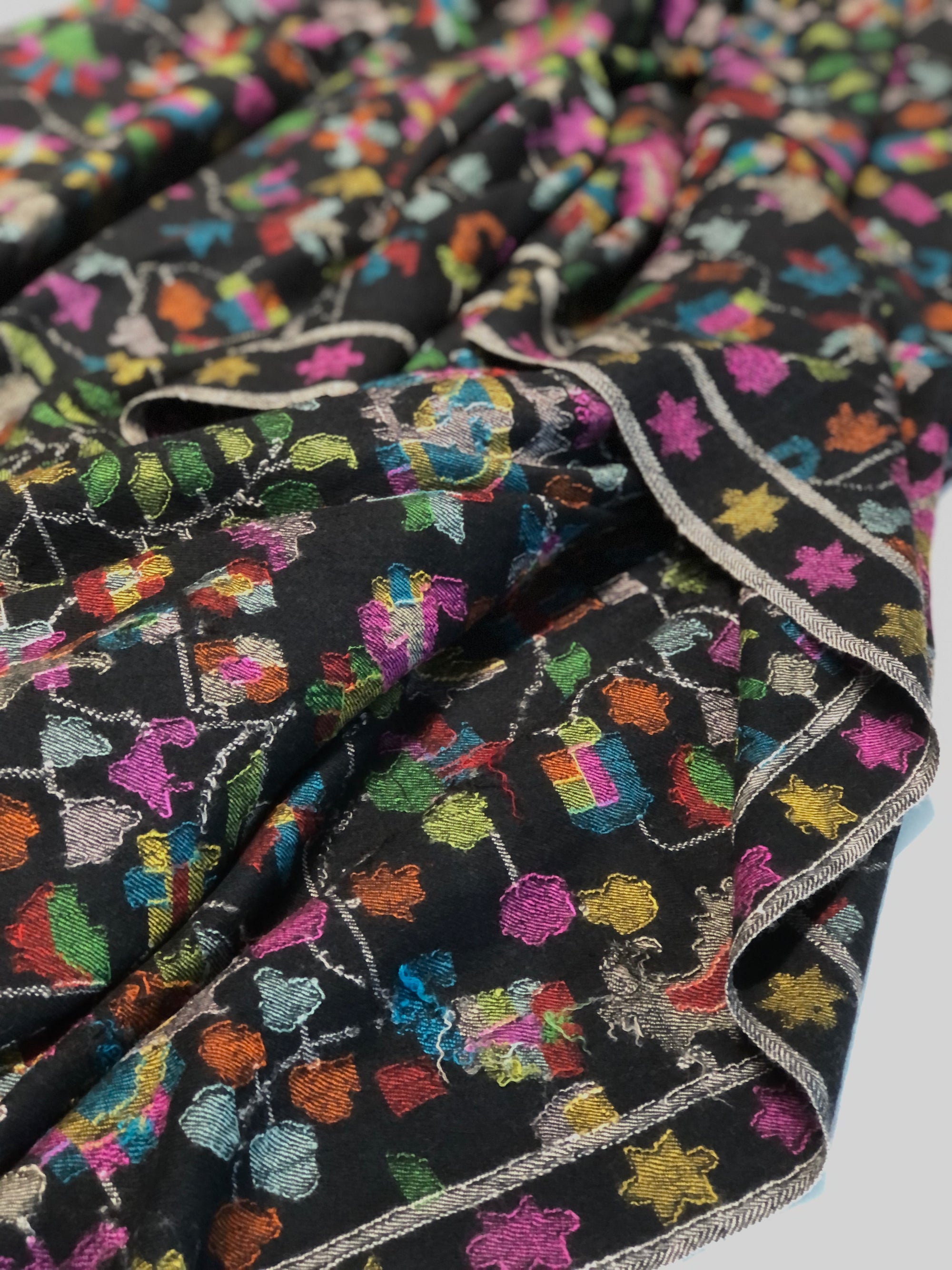 3 Yard Black Forest Kani Pashmina Shawl