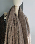 Light Camel Towel Design Pashmina Shawl