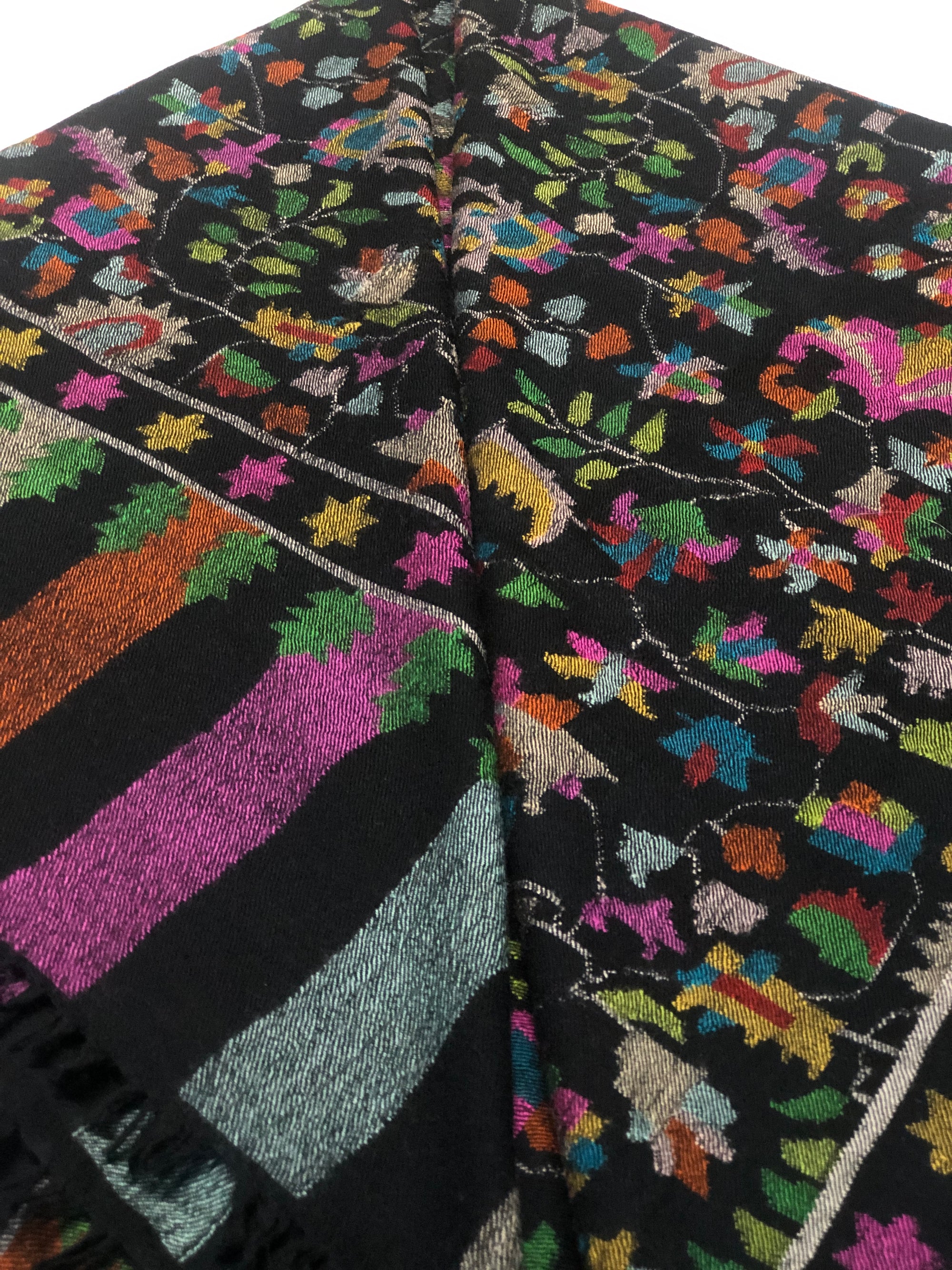 3 Yard Black Forest Kani Pashmina Shawl