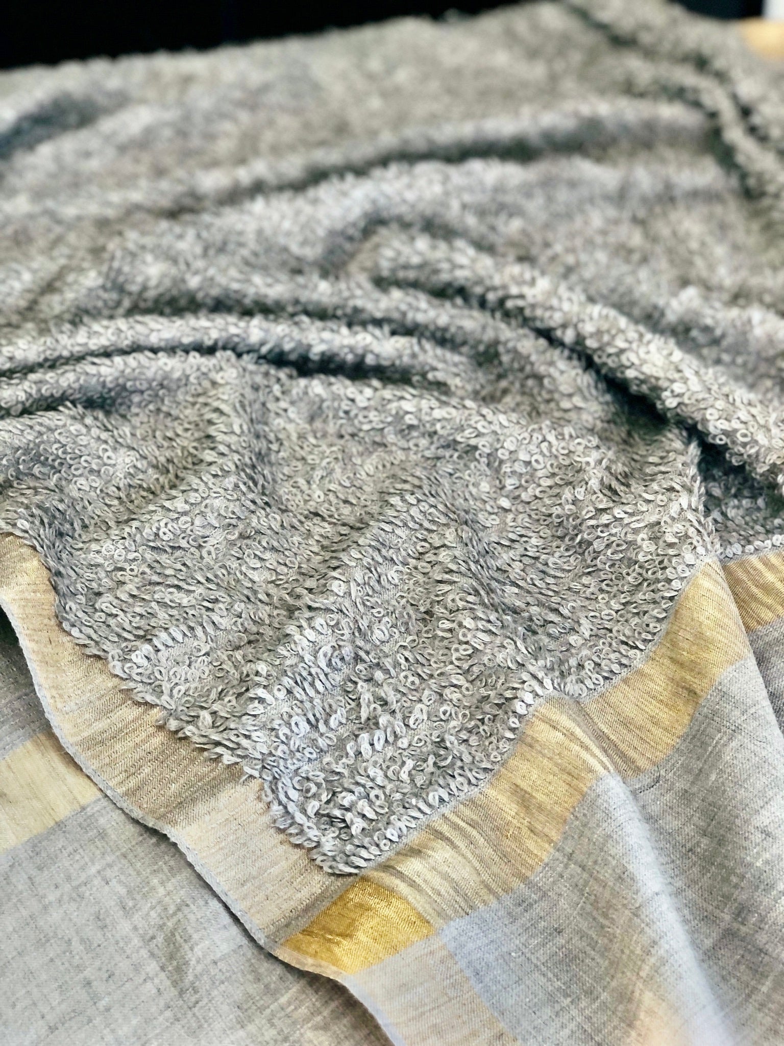 Light Camel Towel Design Pashmina Shawl