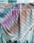 Light Camel IKAT Weaving Pashmina Shawl