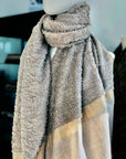 Light Camel Towel Design Pashmina Shawl