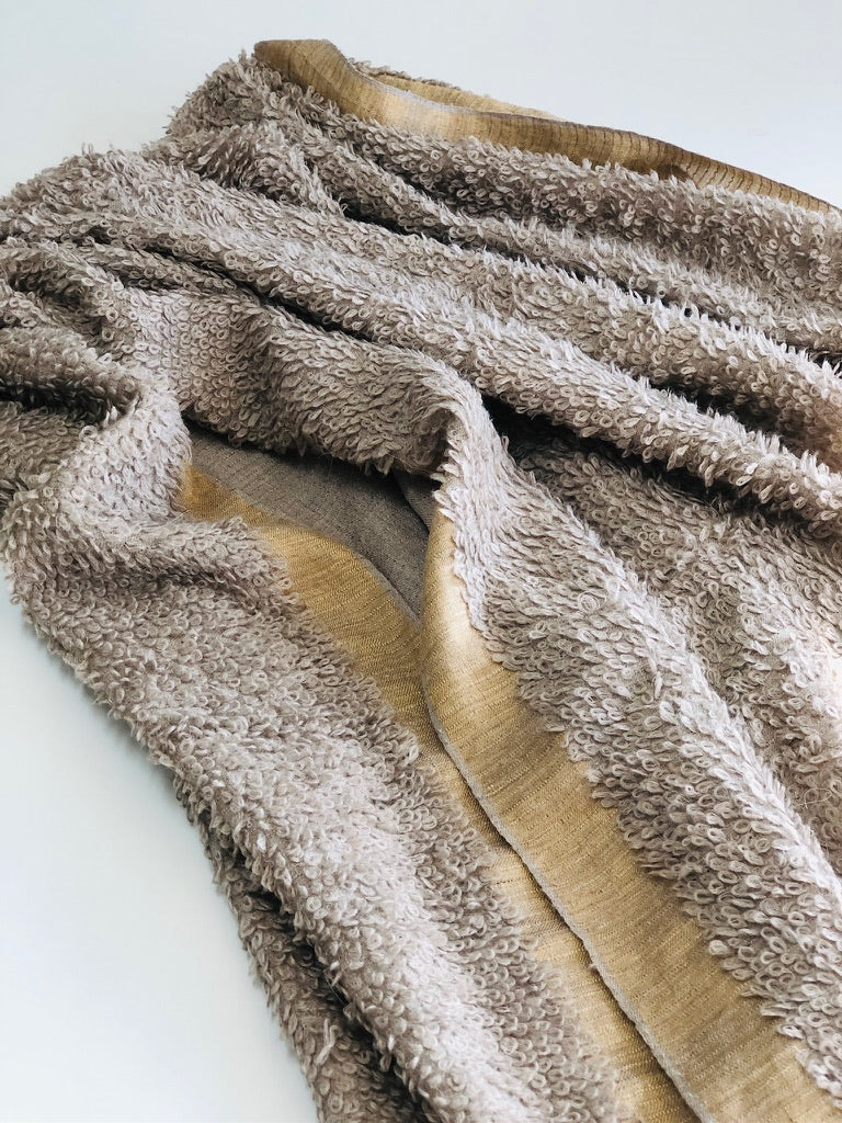 Light Camel Towel Design Pashmina Shawl