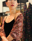 Maroon Silk Sozni Jamawar Embroider Pashmina Shawl