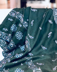 Green Jalidar Embroidery Pashmina Shawl 2