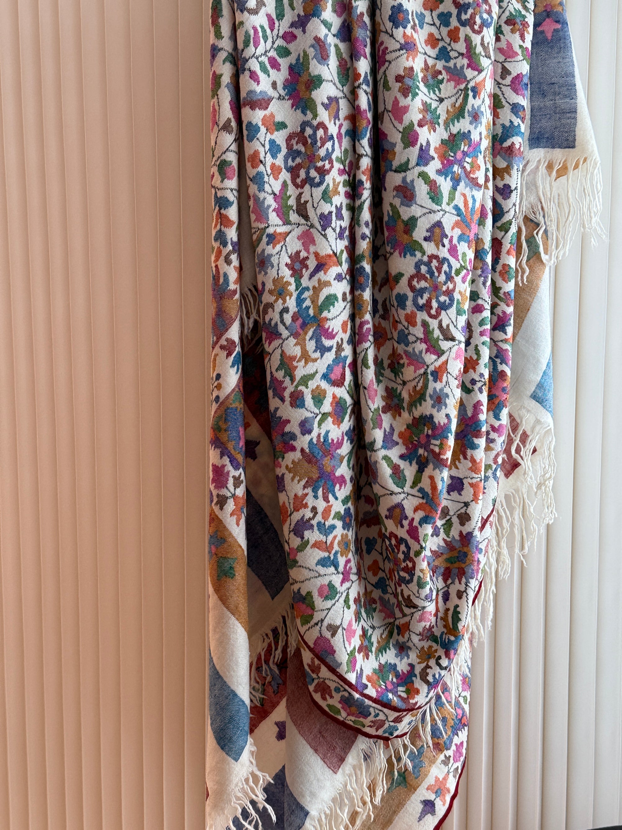 3 Yard Ivory GI Certified Kani Pashmina Shawl (Copy)