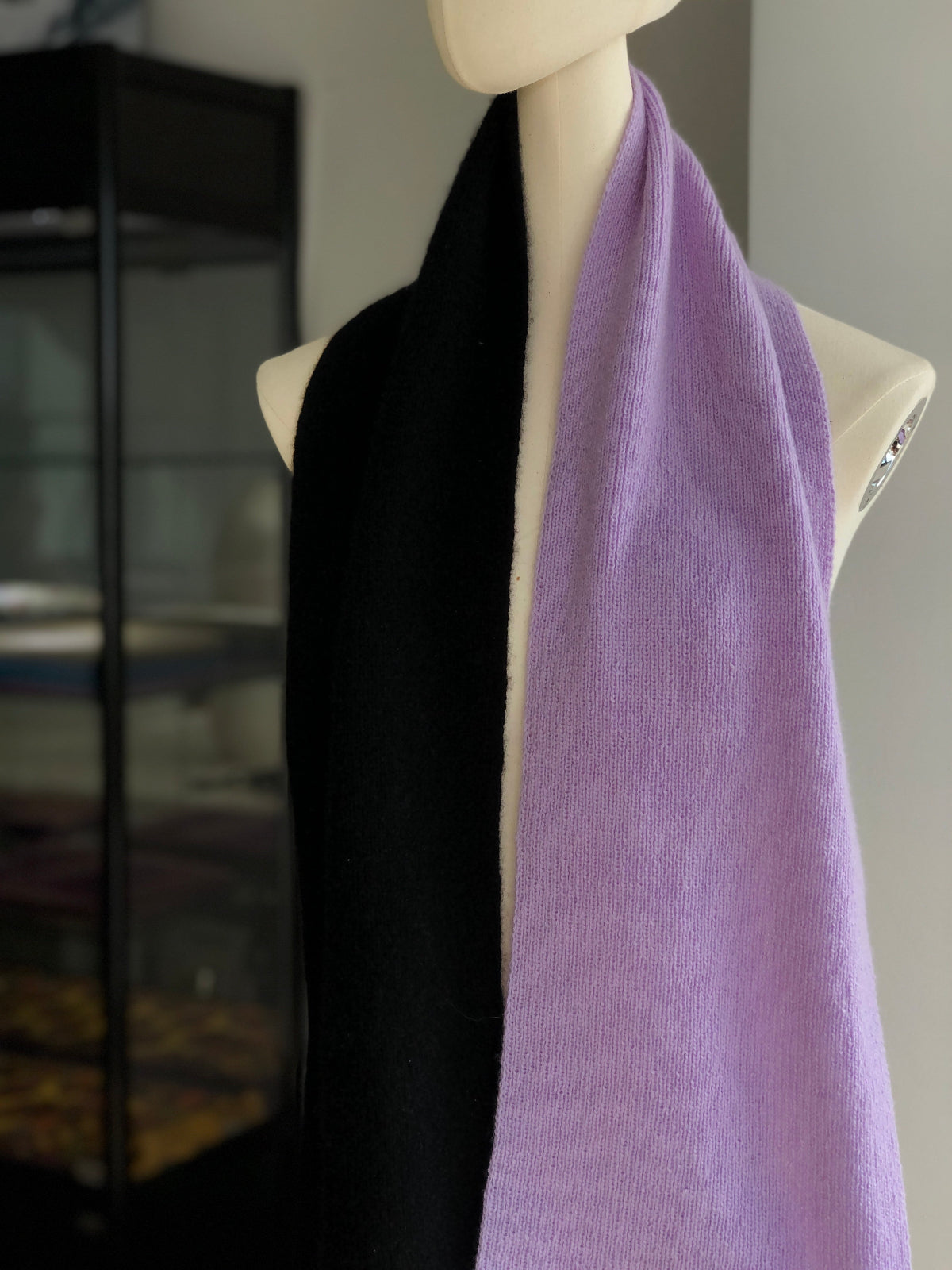 cashmere scarf lilac 4