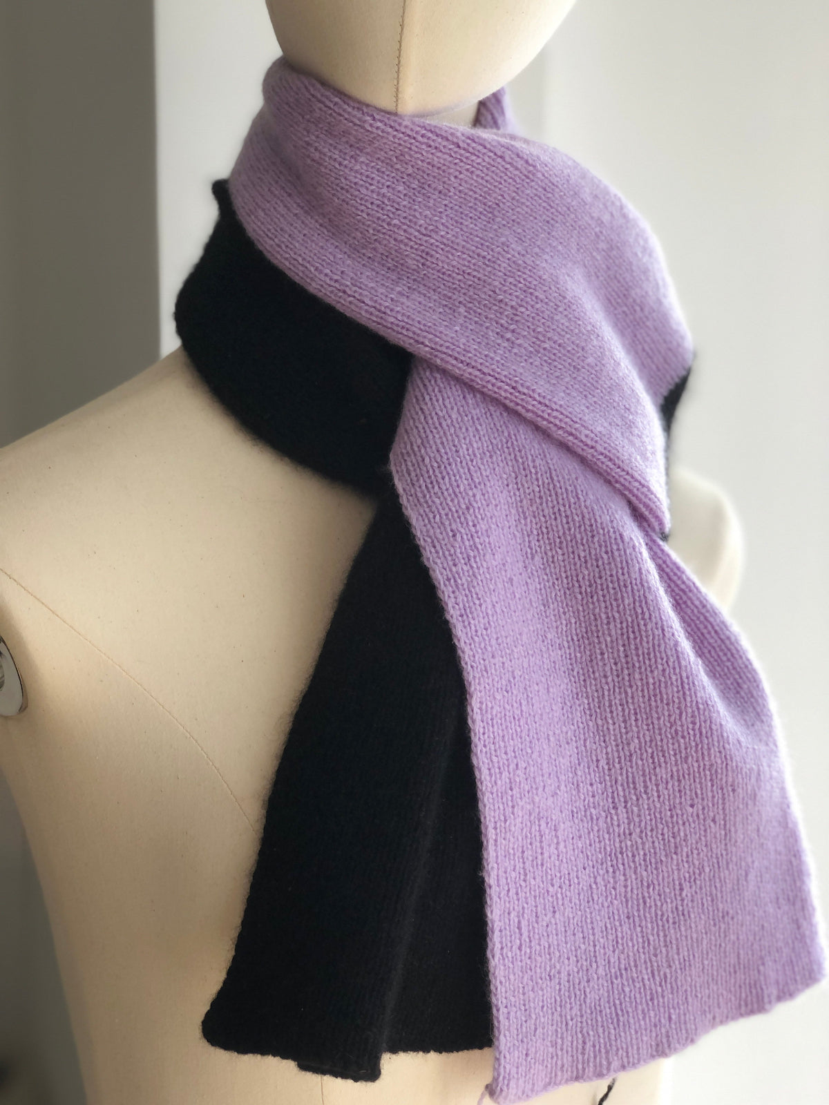 cashmere scarf lilac 5