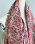 Light Camel Antique Design Jamawar Embroidery Pashmina Shawl 3